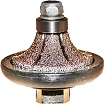 Профильная фреза Vacuum brazed "H-20" SpSh7/65/20/М14 для обработки гранита/мрамора
