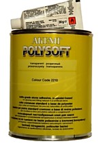 Густая шпатлевка AKEMI Poly-Soft прозрачно-медовая 1 кг