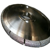 Фреза HXDW001 Vacuum brazed канелюрная профиль R7 d300хh15х60мм grit 30/40